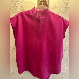 Figs rafaela raspberry sorbet top in XS